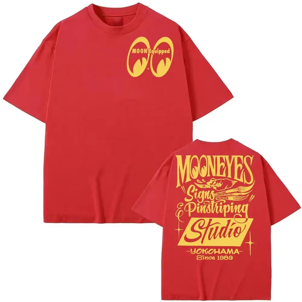 Streetwear Brand Graphics - Moon Eyes 장착된 스피드 카 개조