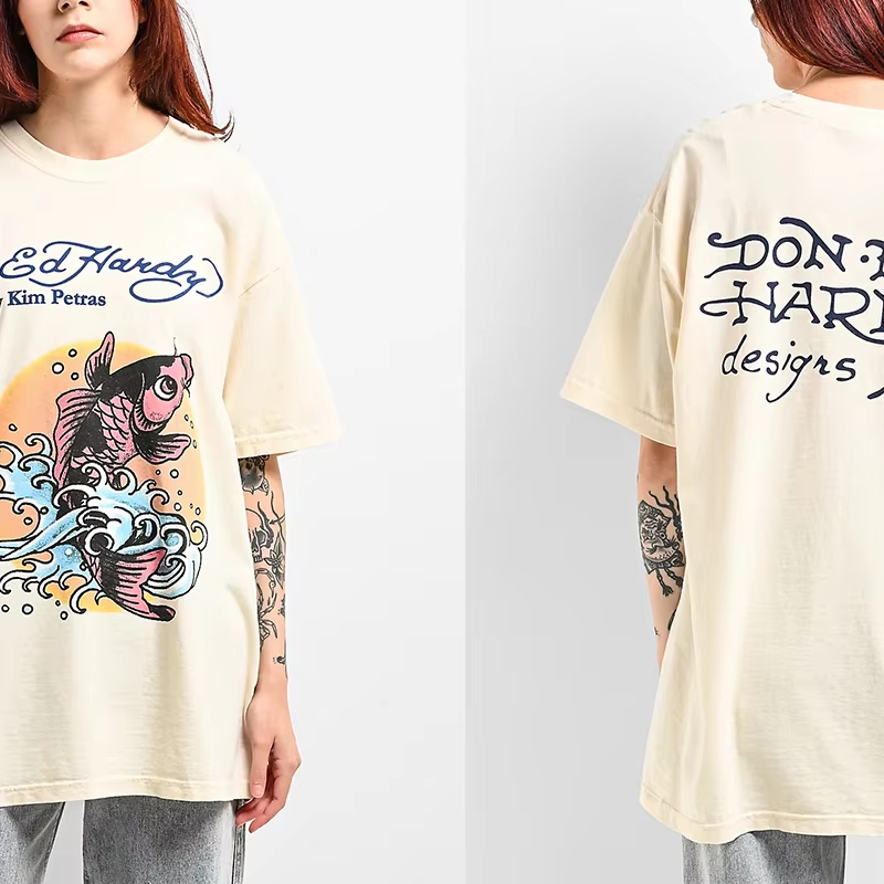 일본 드래곤 Y2k 스트리트 트렌디 타투 브랜드 티셔츠 - Streetwear Brand Japan 리뷰 및 가격