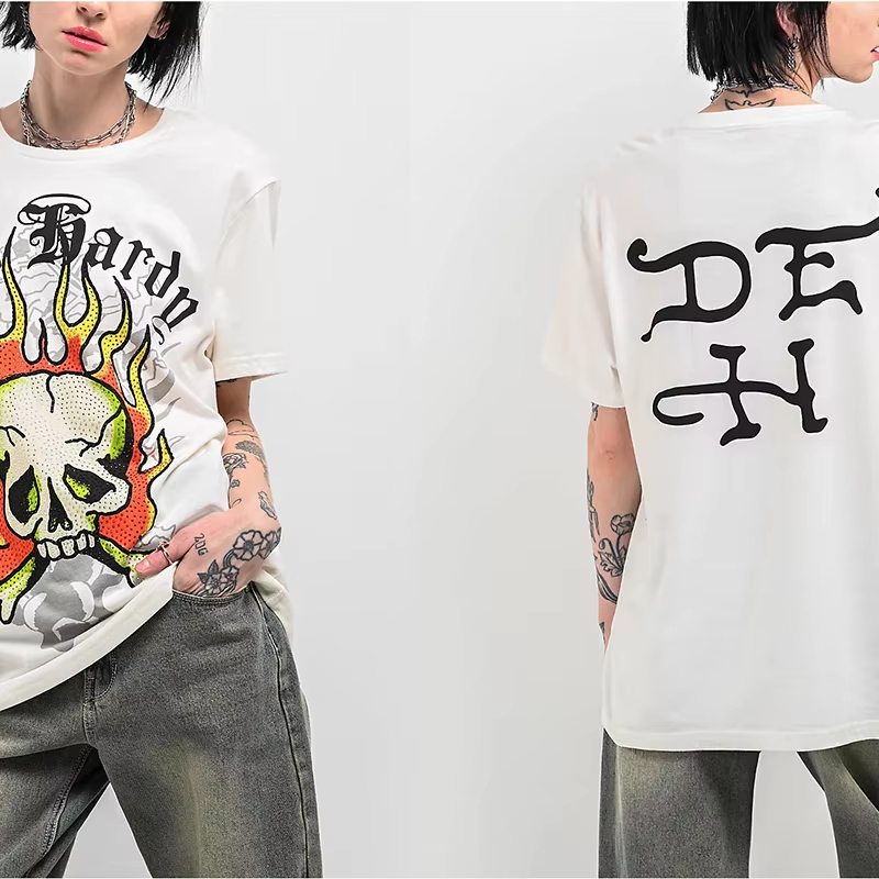 일본 드래곤 Y2k 스트리트 트렌디 타투 브랜드 티셔츠 - Streetwear Brand Japan 리뷰 및 가격
