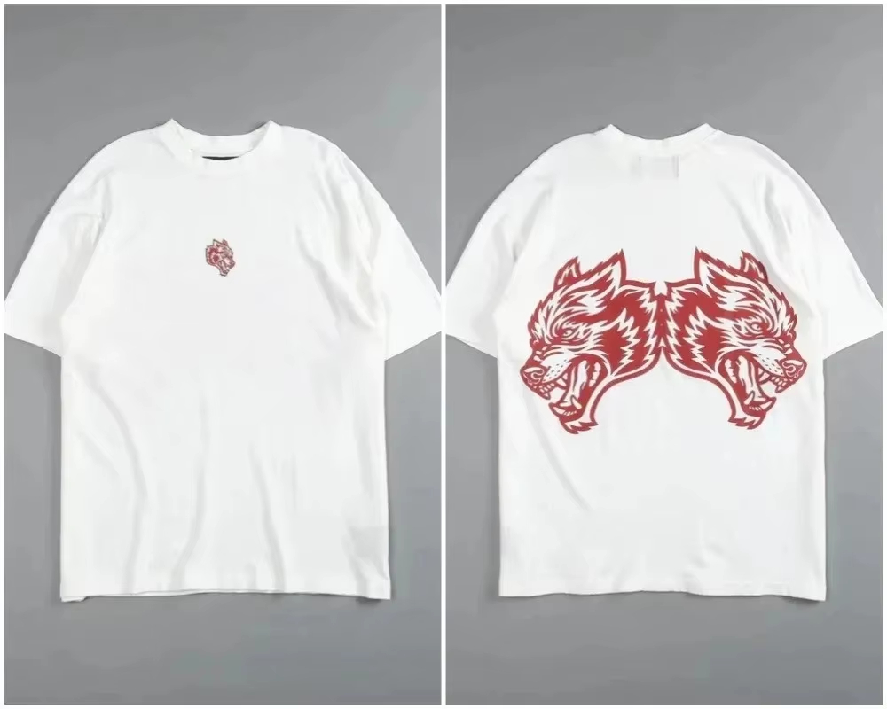 레트로 블랙 울프 헤드 하이엔드 피트니스 스트리트 패션 - Streetwear Brand Graphics 리뷰 및 가격