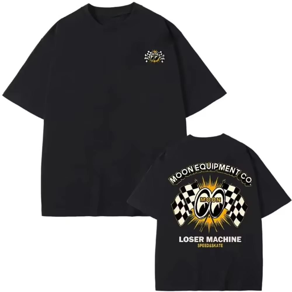 클래식 아메리칸 자동차 개조 문화 브랜드 MOON 티셔 - Streetwear Brand Graphics 리뷰 및 가격