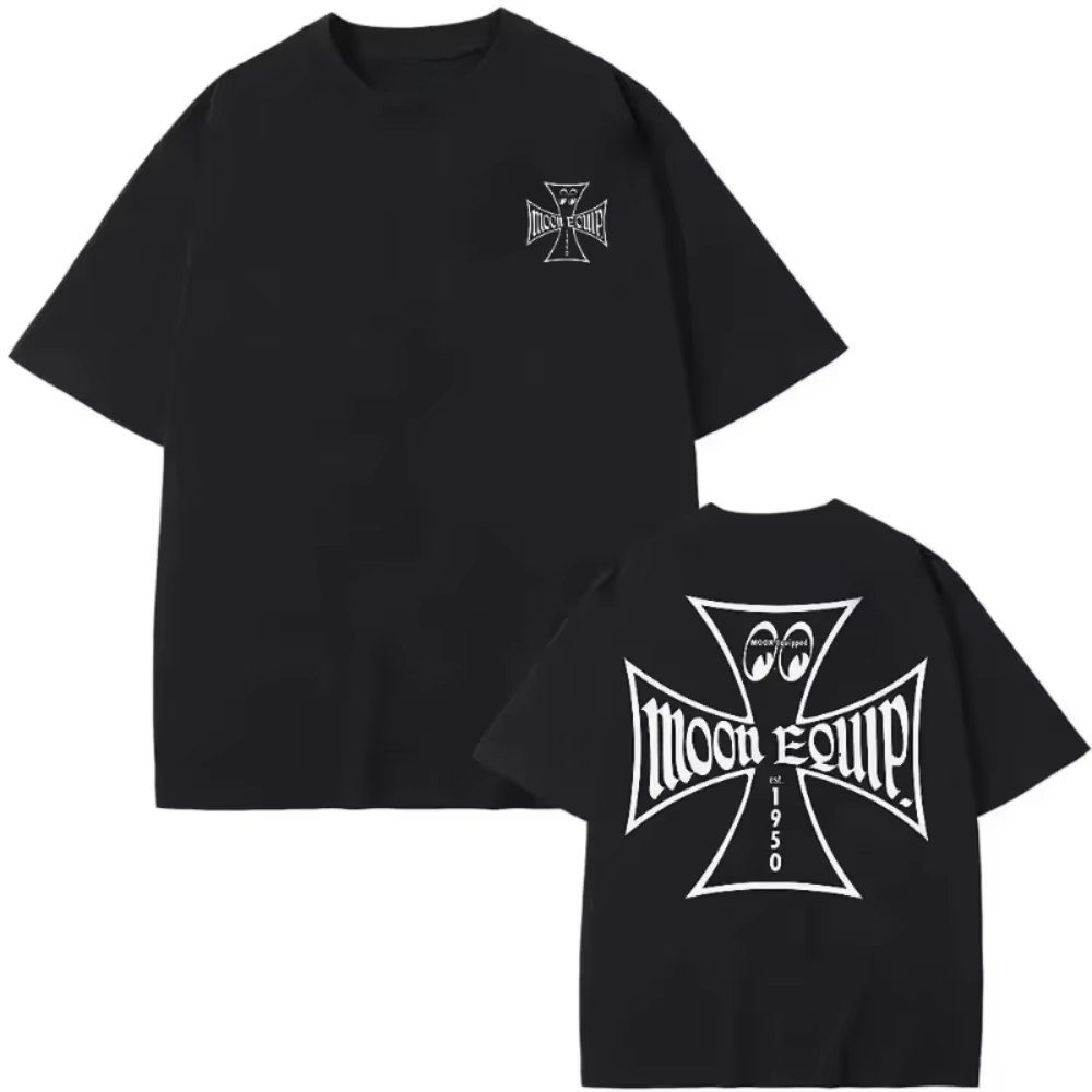 클래식 아메리칸 자동차 개조 문화 브랜드 MOON 티셔 - Streetwear Brand Graphics 리뷰 및 가격