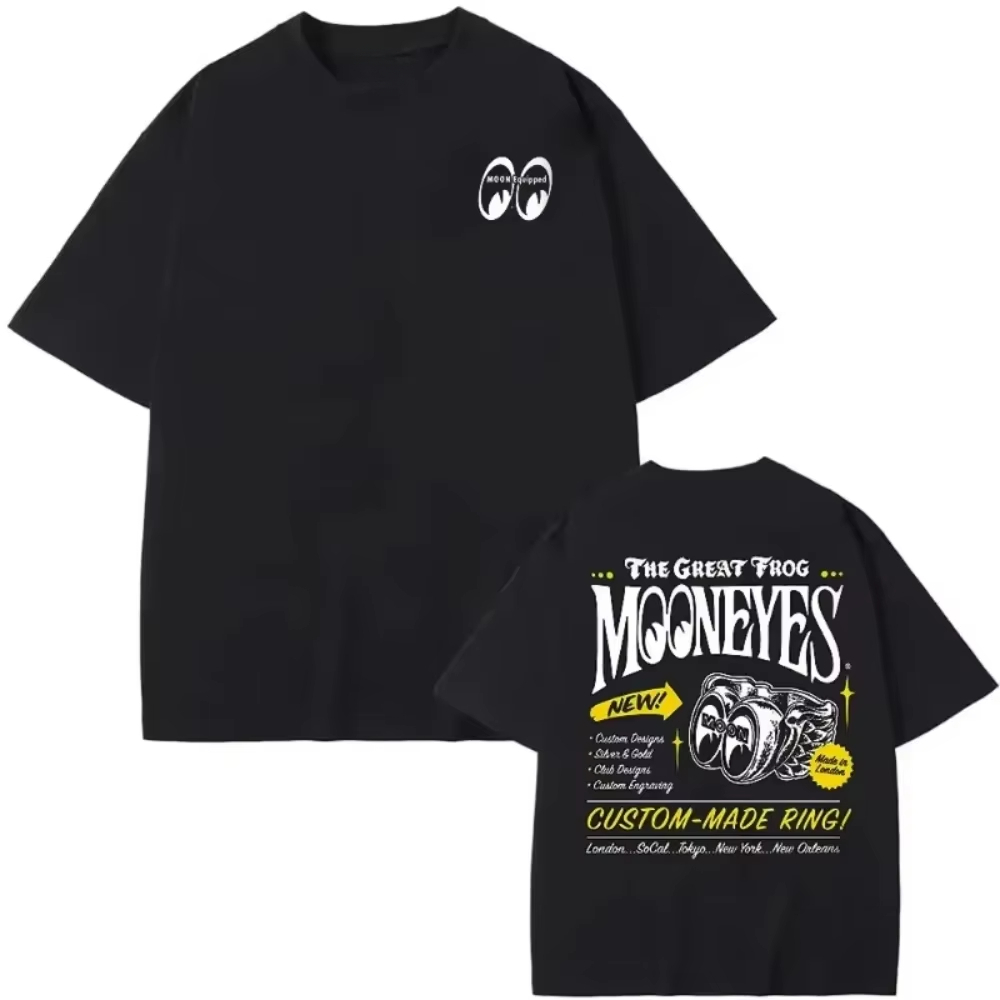 클래식 아메리칸 자동차 개조 문화 브랜드 MOON 티셔 - Streetwear Brand Graphics 리뷰 및 가격