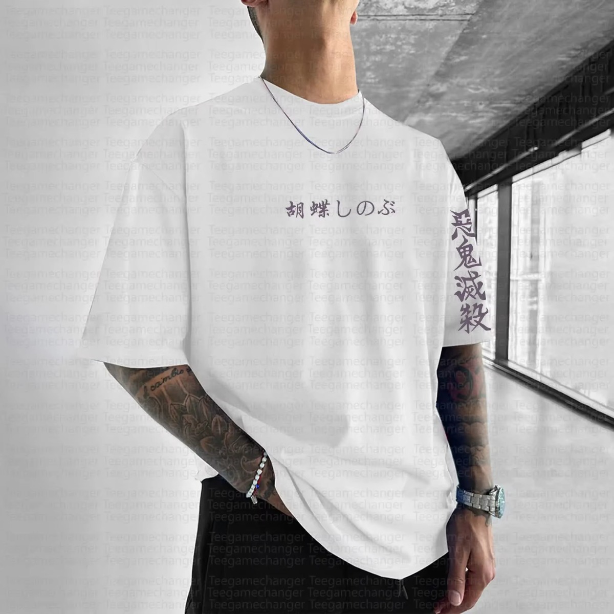 귀멸의 칼날 애니메이션 2025 신상 블랙 화이트 티셔 - Streetwear Brand Japan 리뷰 및 가격