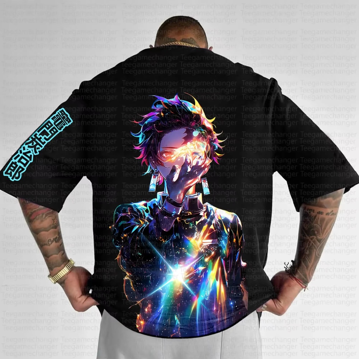 귀멸의 칼날 애니메이션 2025 신상 블랙 화이트 티셔 - Streetwear Brand Japan 리뷰 및 가격