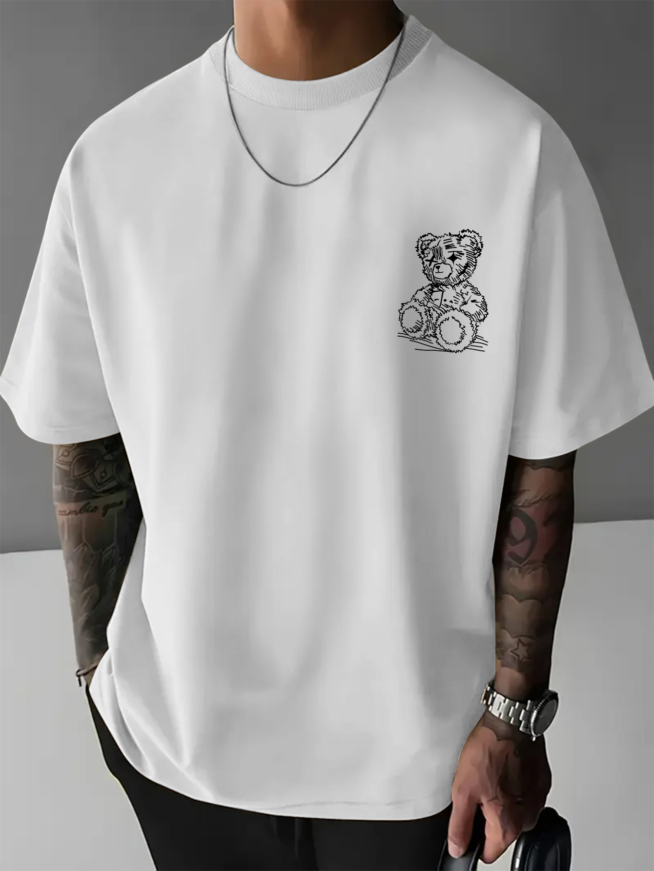 남성용 오버사이즈 스트리트웨어 티셔츠 브랜드 스마일 베 - Streetwear Brand Quotes 리뷰 및 가격