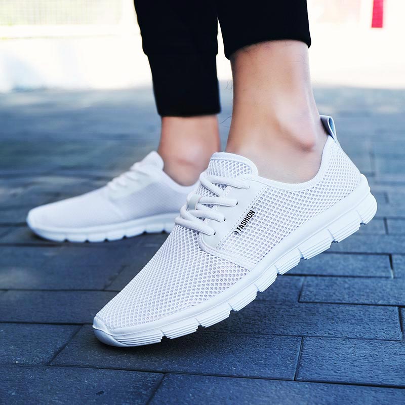 빅 사이즈 여름 통기성 운동화, 남녀공용 운동화, 20 - Streetwear Brand With White Flowers 리뷰 및 가격